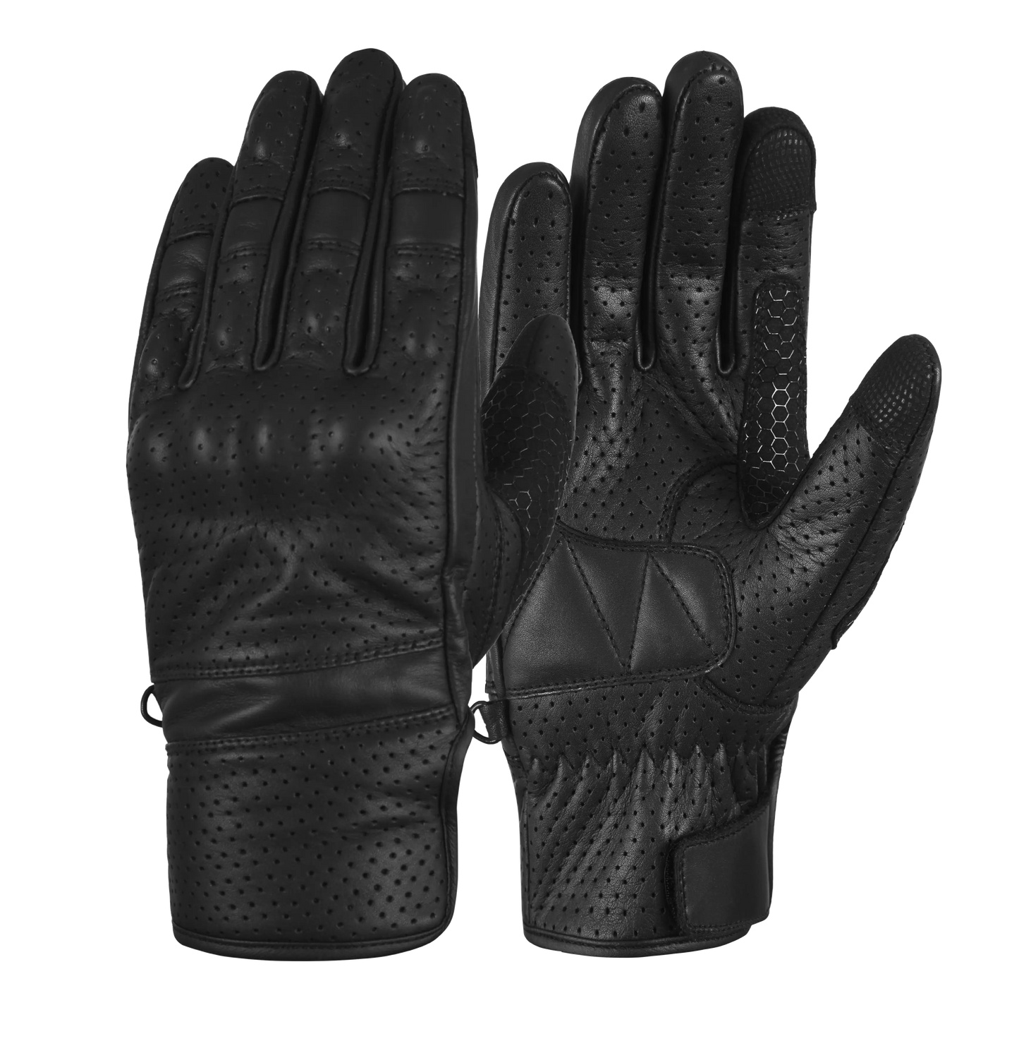 GUANTES DE MOTOCICLETA EN PIEL REAL-THUNDER